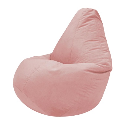 Кресло мешок Велюр Розовый (размер XXL) заказать в интернет магазине Папа Пуф с доставкой недорого